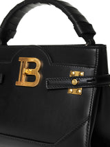 Balmain Bbuzz 22 Black Leather Bag - Women - Piano Luigi