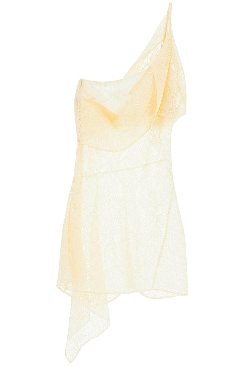 Dsquared2 Draped Lace Slip Minidress - Women - Piano Luigi