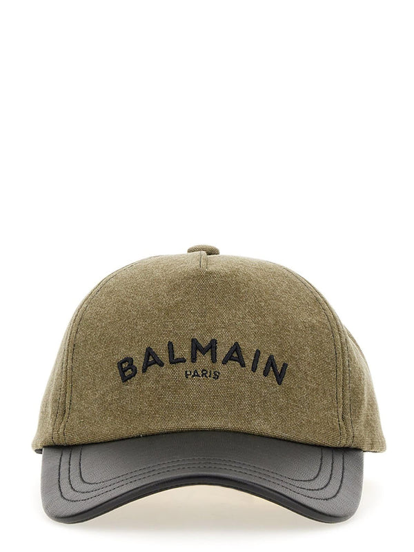 Balmain Baseball Hat With Logo - Men - Piano Luigi