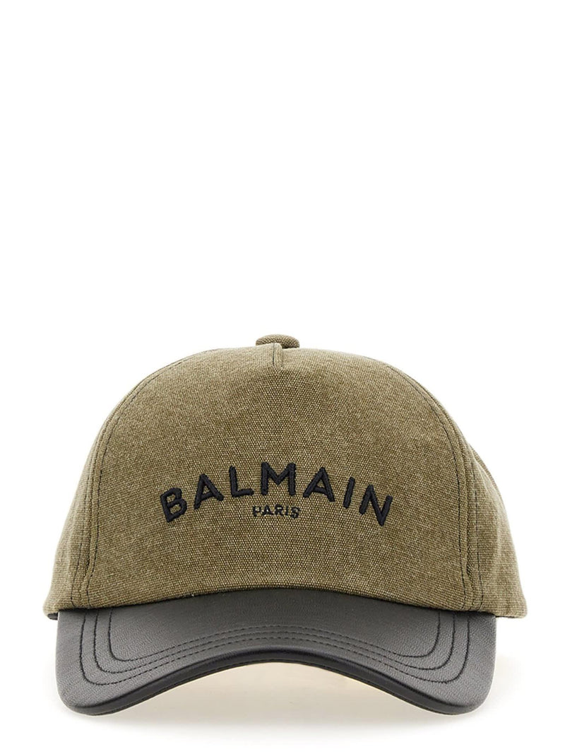 Balmain Baseball Hat With Logo - Men - Piano Luigi