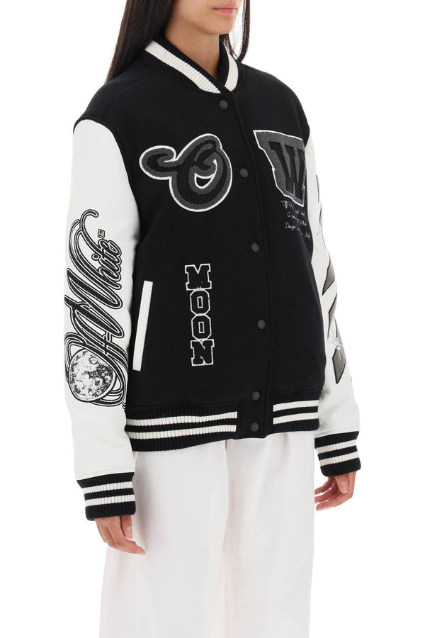 Off-White Meteor Varsity Bomber Jacket - Women - Piano Luigi