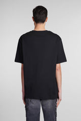 Balmain T-shirt In Black Cotton - Men - Piano Luigi