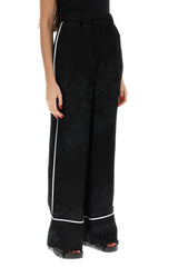 Off-White Jacquard Pijama Pants - Women - Piano Luigi