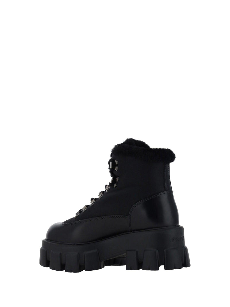 Prada Monolith Ankle Boots - Women - Piano Luigi