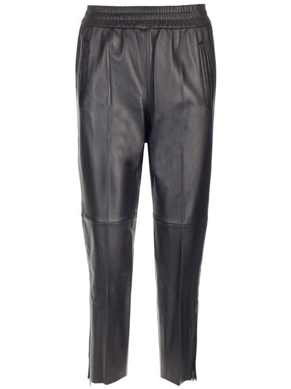 Golden Goose Nappa Leather Jogger Pants - Women - Piano Luigi