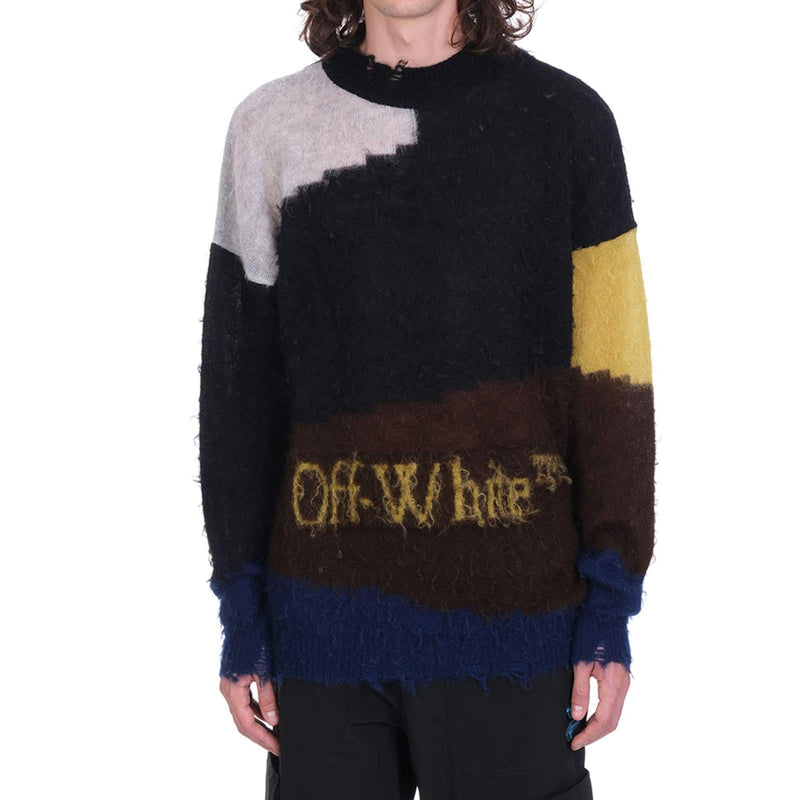 Off-White Wool Sweater - Men - Piano Luigi