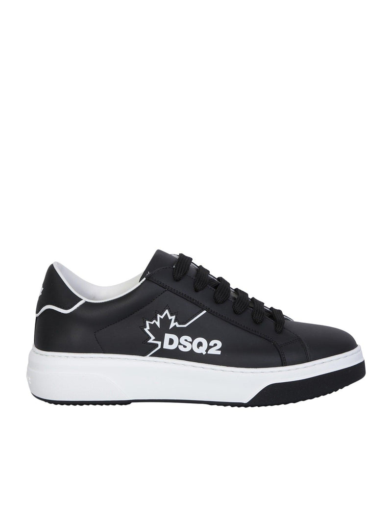 Dsquared2 Bumper Black/ White Sneakers - Men - Piano Luigi