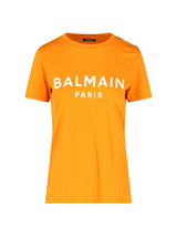 Balmain Logo Print Embellished T-shirt - Women - Piano Luigi