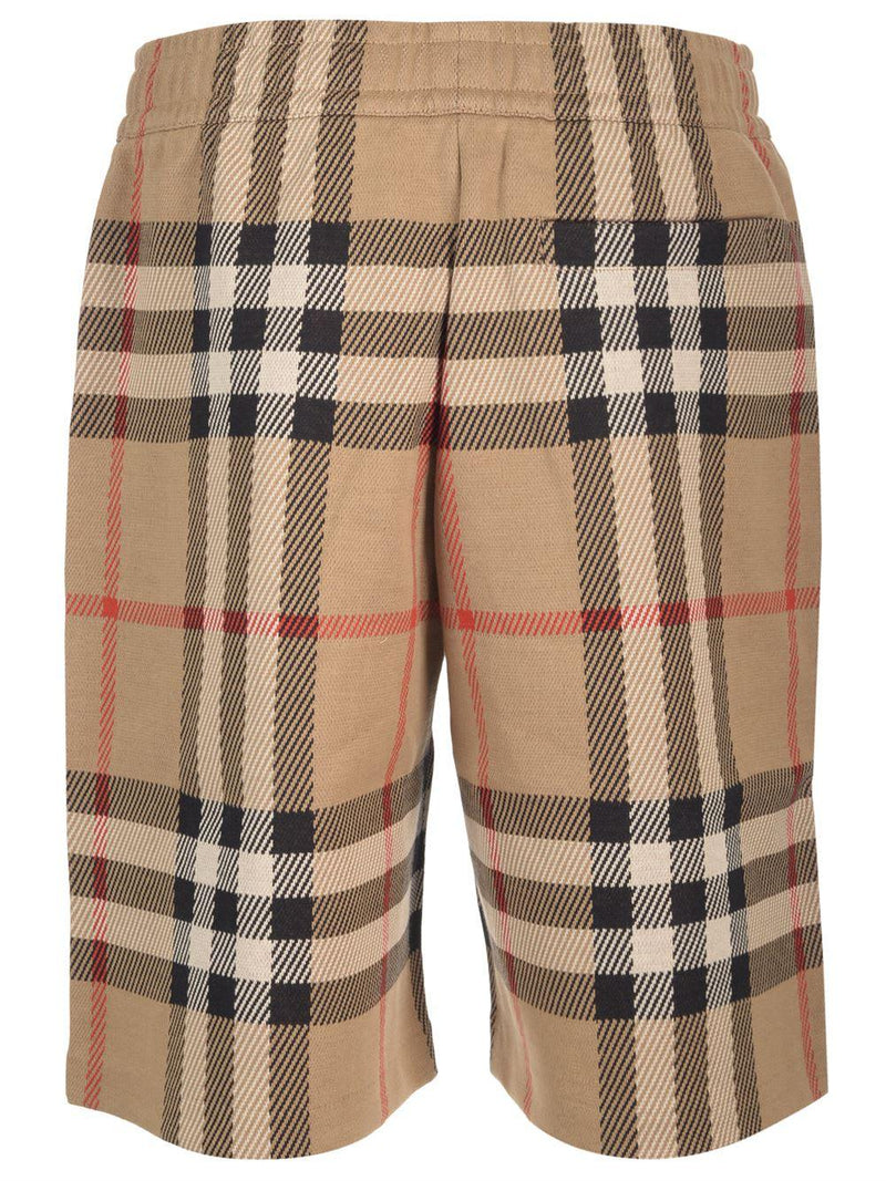 Burberry Bermuda Shorts In Jacquard Check - Men - Piano Luigi