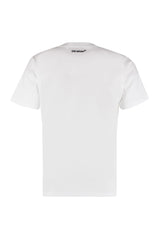 Off-White Set Of Three Cotton T-shirts - Men - Piano Luigi