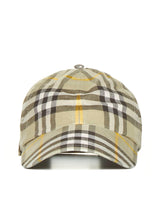 Burberry Baseball Cap With Check Print - Men - Piano Luigi