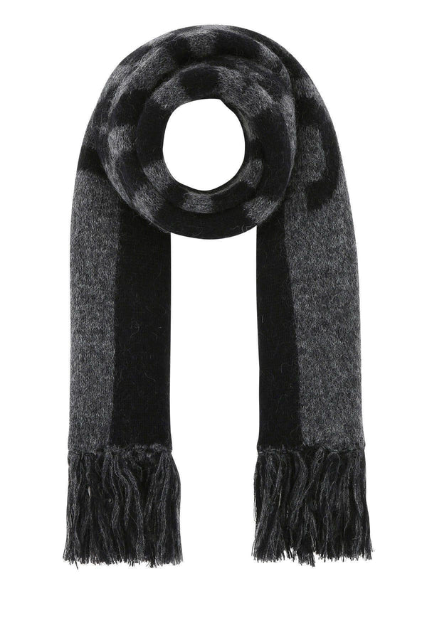 Saint Laurent Printed Wool Blend Scarf - Men - Piano Luigi