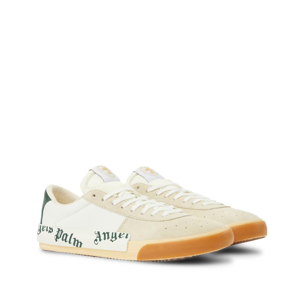 Palm Angels Leather Logo Sneakers - Men - Piano Luigi