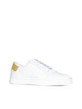 Burberry White Leather Check Sneakers - Men - Piano Luigi