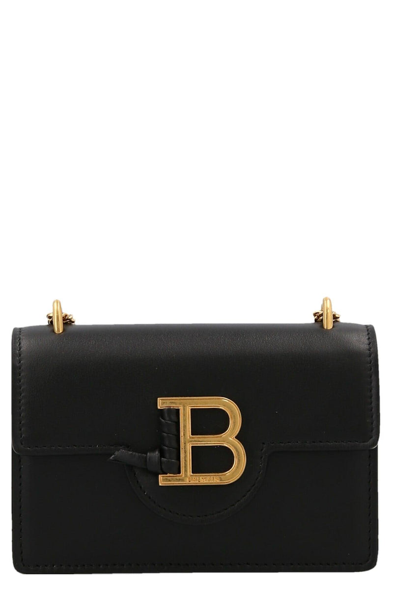 Balmain Leather Shoulder Bag - Women - Piano Luigi