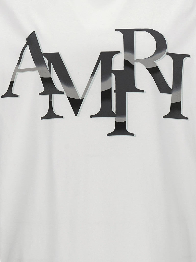 AMIRI staggered Chrome T-shirt - Men - Piano Luigi