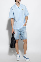 Versace Blue Denim Shorts - Men - Piano Luigi