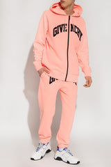 Givenchy Pink Hoodie With Logo - Men - Piano Luigi