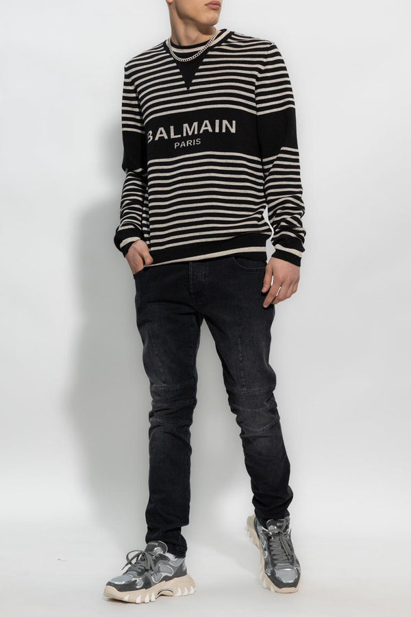 Balmain Black Slim-Fit Jeans - Men