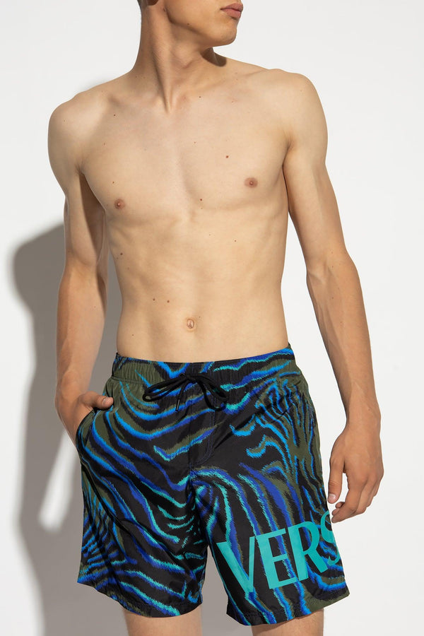 Versace Multicolour Swim Shorts - Men - Piano Luigi