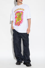 Versace White Printed T-Shirt - Men - Piano Luigi