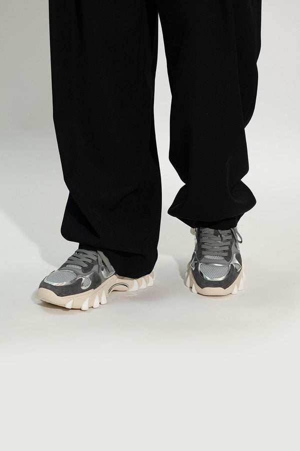 Balmain Grey ‘B-East’ Sneakers - Men