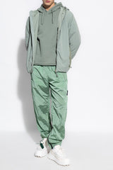 Stone Island Green Track Pants With Logo - Men - Piano Luigi