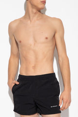 Givenchy Black Swimming Shorts With Logo - Men - Piano Luigi