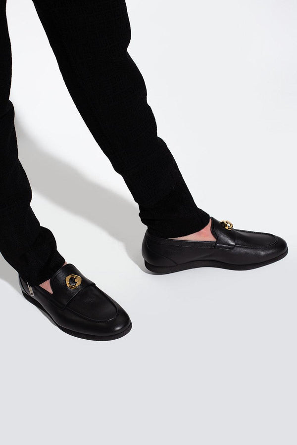 Givenchy Black Leather Loafers - Men - Piano Luigi