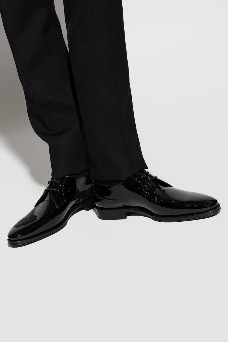 Burberry Black Leather Shoes - Men - Piano Luigi