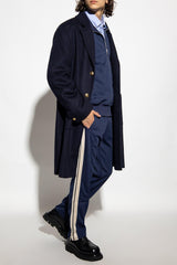 Palm Angels Navy Blue Single-Breasted Coat - Men - Piano Luigi