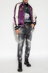 Dsquared2 Purple Bomber Jacket - Men - Piano Luigi