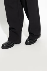 Off-White Black Leather Chelsea Boots - Men - Piano Luigi