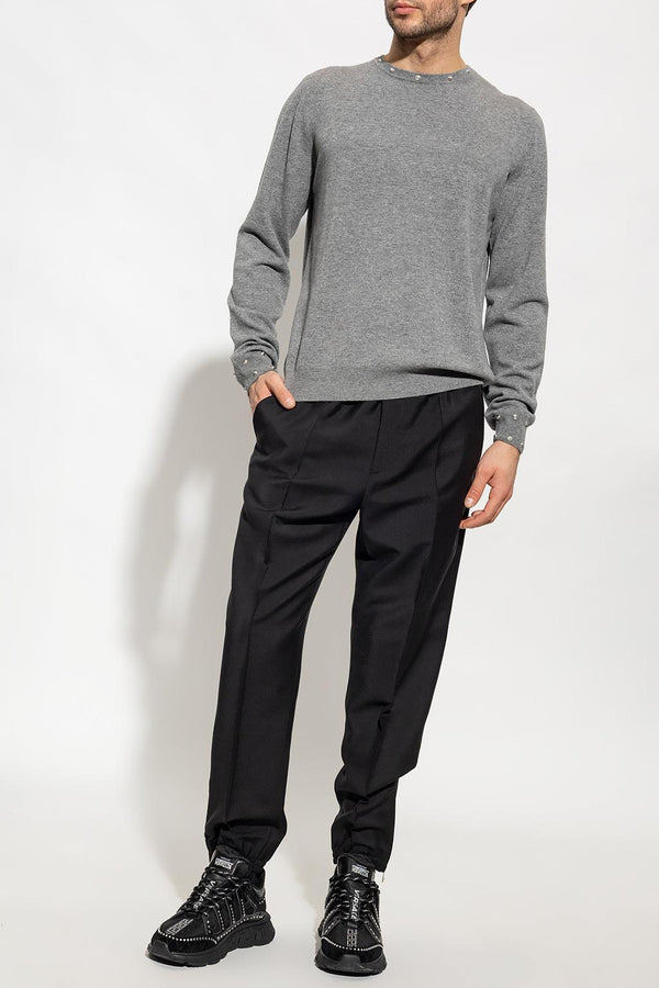 Versace Grey Wool Sweater - Men - Piano Luigi