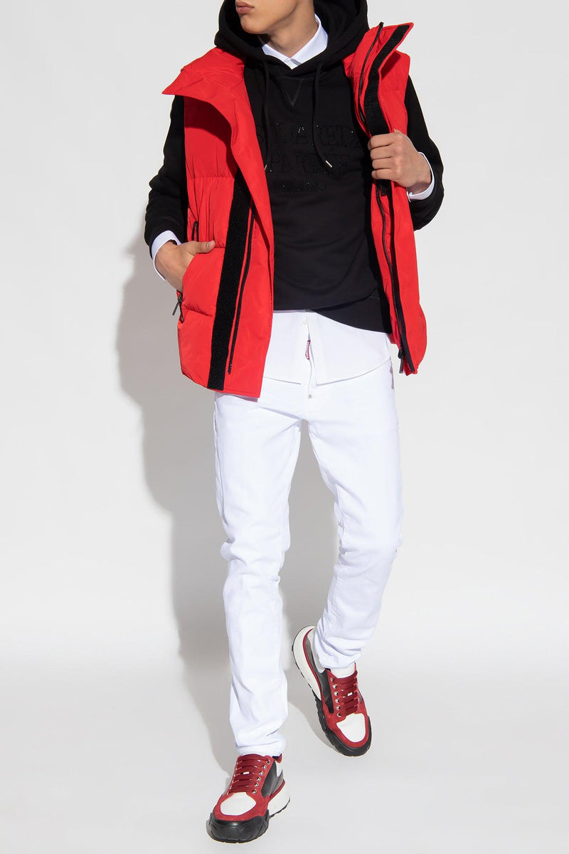 Dsquared2 Red Quilted Vest - Men - Piano Luigi