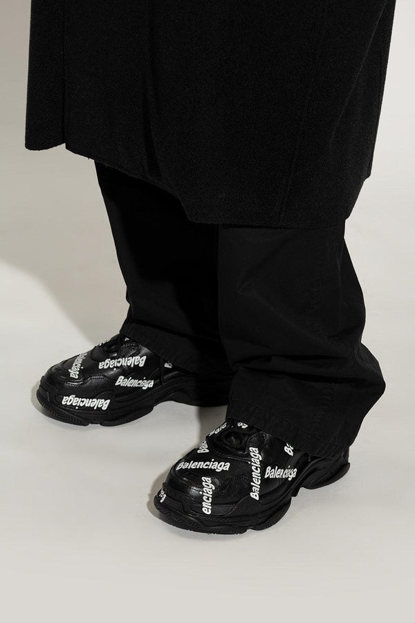 Balenciaga Black ‘Triple S’ Sneakers - Men - Piano Luigi