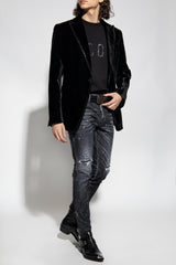 Dsquared2 Black Velvet Blazer - Men - Piano Luigi