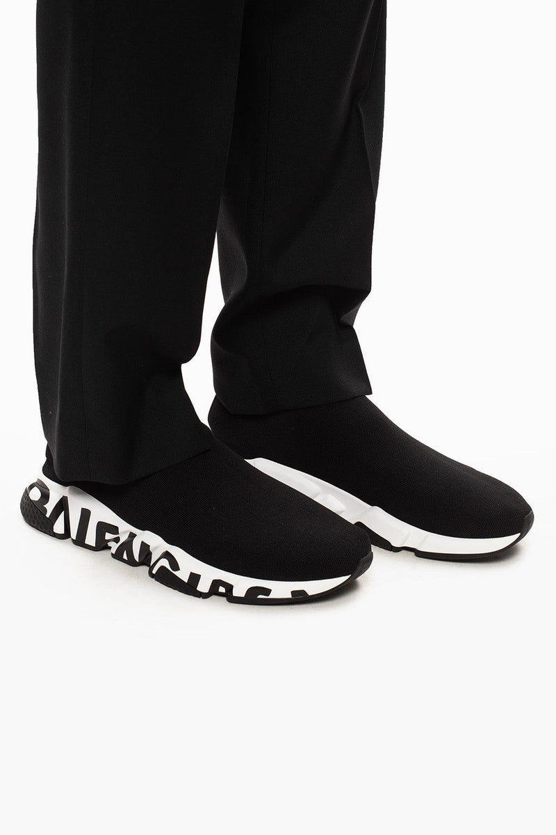 Balenciaga Black ‘Speed’ Sneakers - Men - Piano Luigi