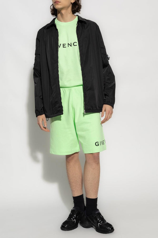 Givenchy Neon Shorts With Logo - Men - Piano Luigi