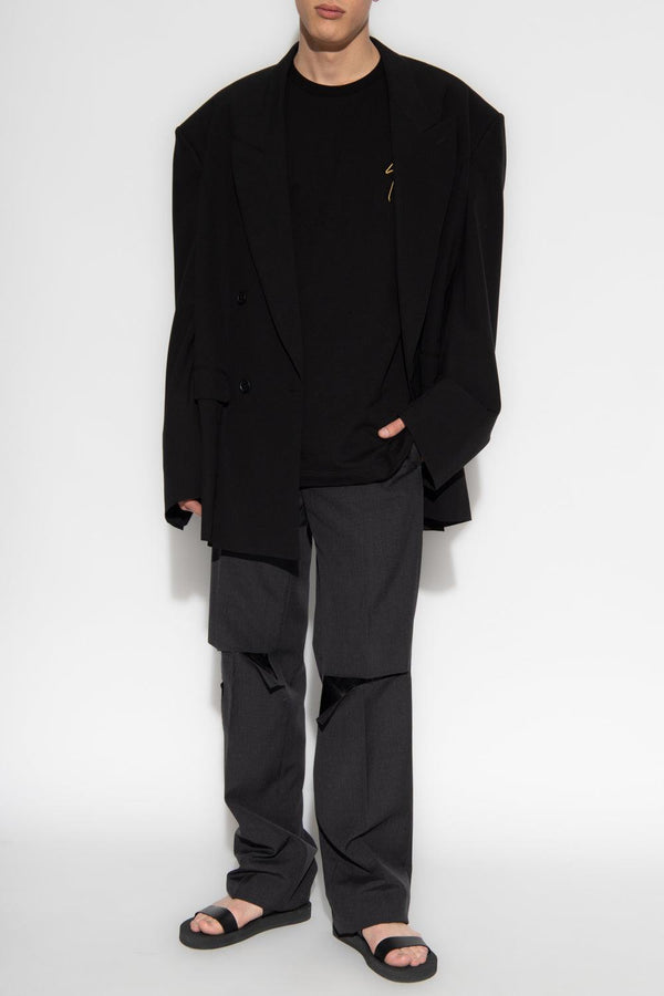 Givenchy Black Wool Trousers - Men - Piano Luigi