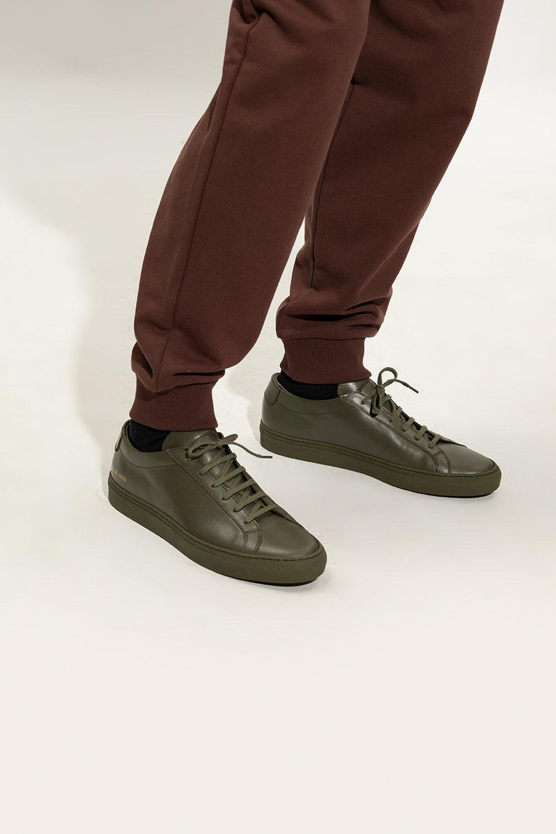 Common Projects Green ‘Original Achilles Low’ Sneakers - Men - Piano Luigi