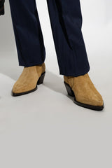 Off-White Brown ‘Slim Texan’ Ankle Boots - Men - Piano Luigi