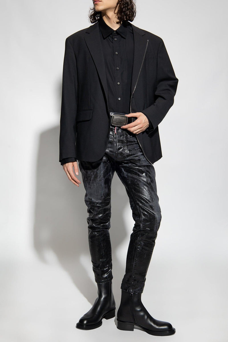 Dsquared2 Black ‘Relax Long Crotch’ Jeans - Men - Piano Luigi