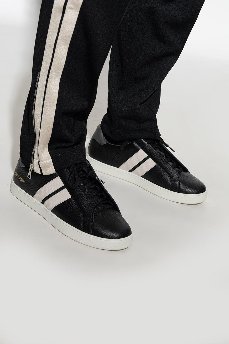 Palm Angels Black Sneakers With Logo - Men - Piano Luigi