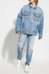 Balmain Blue Relaxed-Fitting Denim Jacket - Men - Piano Luigi