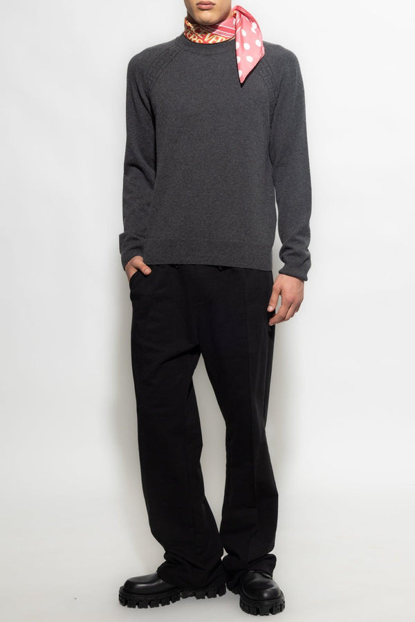 Versace Grey Cashmere Sweater - Men - Piano Luigi