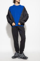 Stone Island Blue Sweater With Logo - Men - Piano Luigi