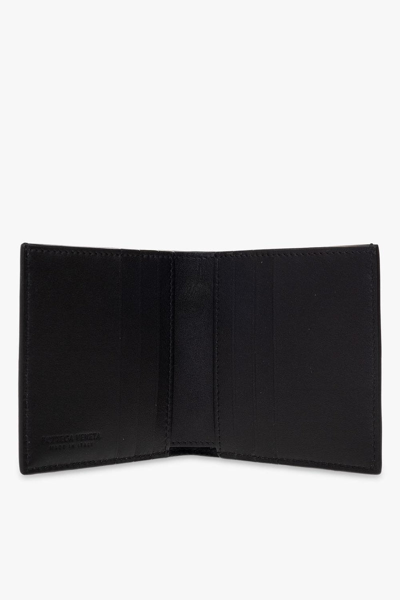 Bottega Veneta Leather Folding Wallet - Men - Piano Luigi