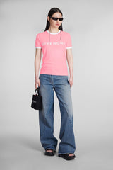 Givenchy T-shirt In Rose-pink Cotton - Women - Piano Luigi