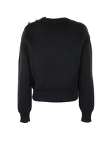 Bottega Veneta Wool Sweater With Metal Knot Buttons - Women - Piano Luigi